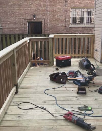 Custom Deck Construction Project