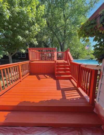 Custom Deck Construction Project