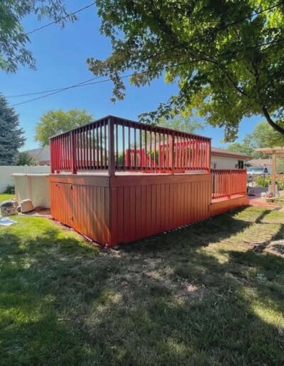 Custom Deck Construction Project